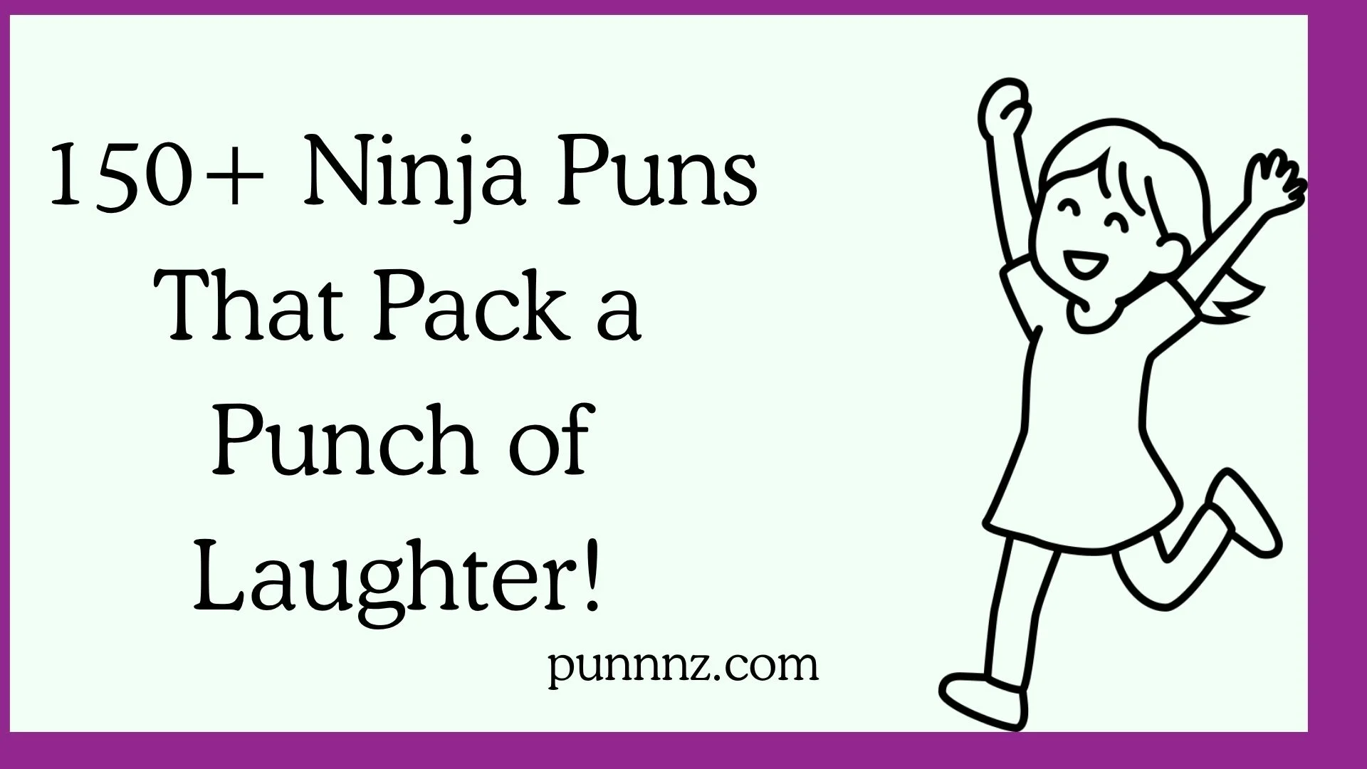 Ninja Puns That Pack a Punch of Laughter!