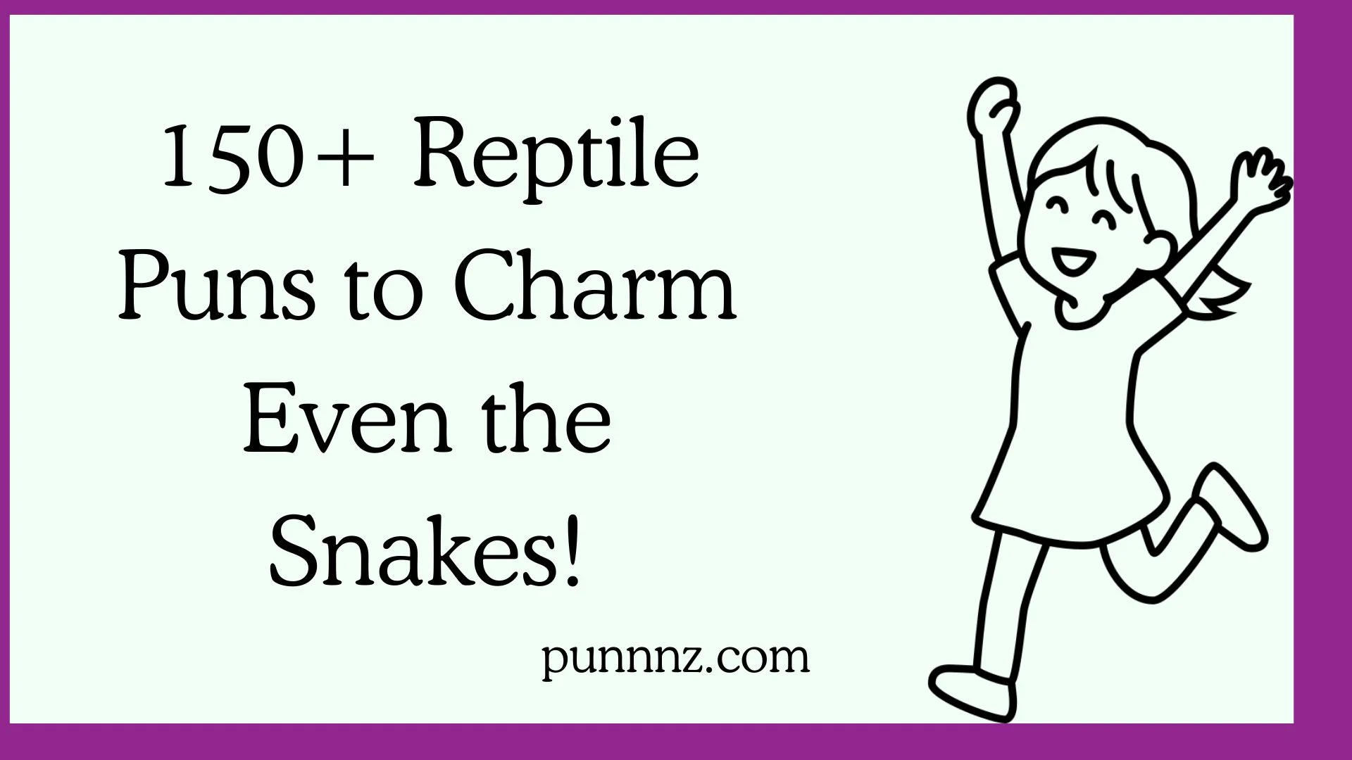Reptile Puns to Charm Even the Snakes!